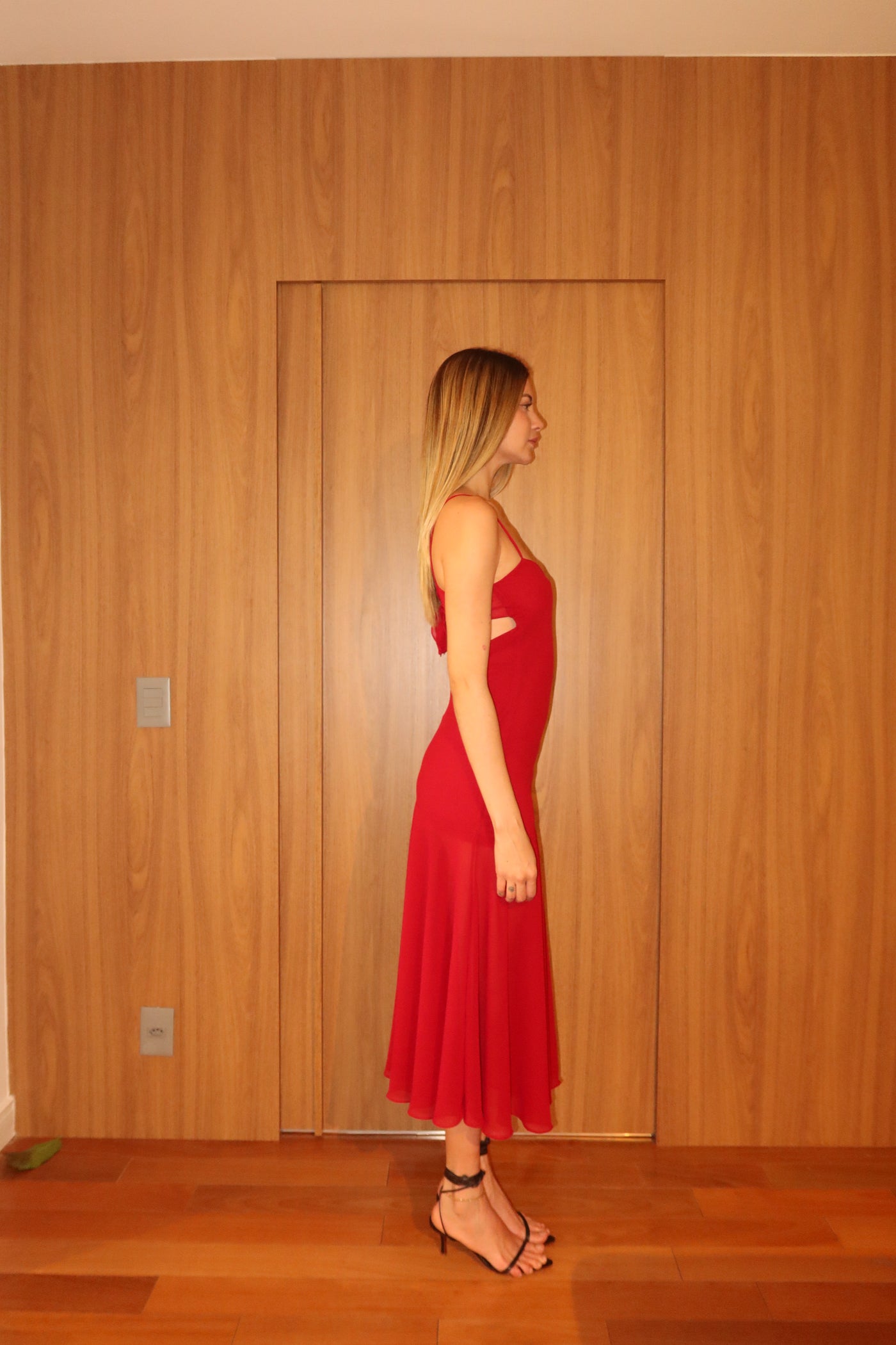 Vestido Midi Vermelho