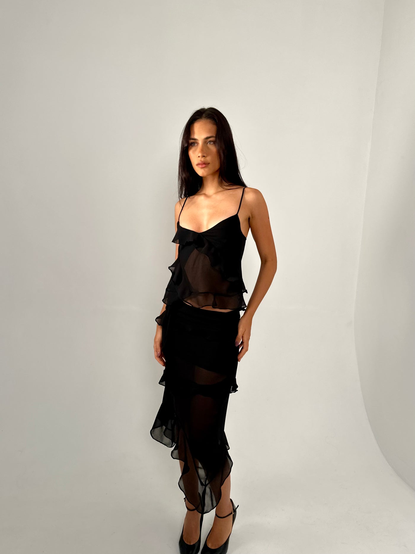 Saia Midi Georgette